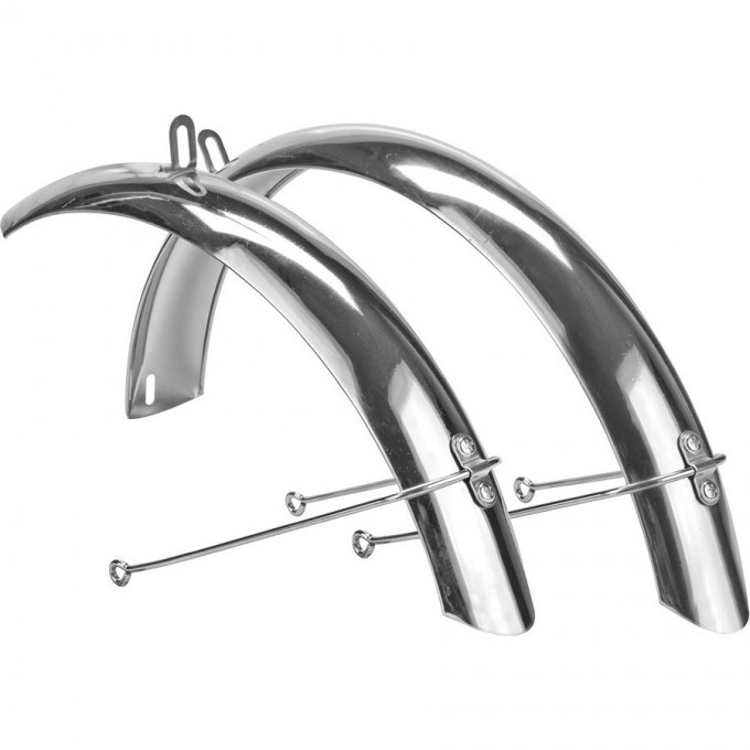 Крылья STELS 24" HD-4 полноразмерные, хромированные 610194