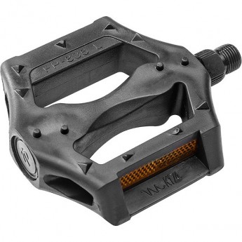 Педали FP-836 Feimin ось 9/16", со светоотражателями, пластиковые черные Педали FP-836 Feimin ось 9/16", со светоотражателями, пластиковые черные