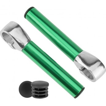 Рога на руль KWL-3 прямые алюминиевые зеленые Рога на руль KWL-3 прямые алюминиевые зеленые