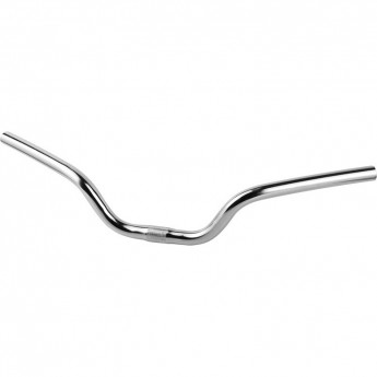 Руль ZXD-009-N шириной 520 мм для для детских велосипедов, стальной, серебристый