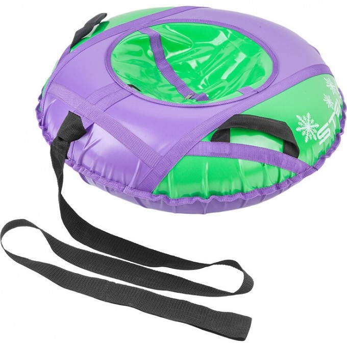 Санки надувные STELS D110см, салатово-фиолетовые 710122
