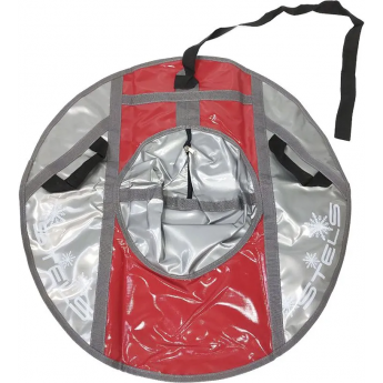 Санки надувные (тюбинг) STELS 80 см тент без камеры СН040, красный/серый-красный