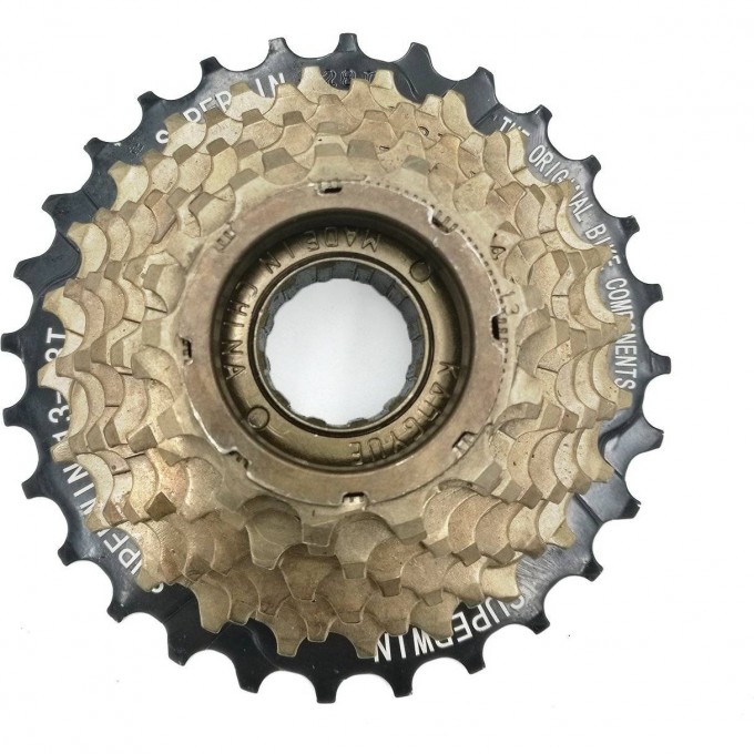 Трещотка KFW-884 SUPERWIN, (13-28 зубьев) 8 скоростей, чёрно-коричневая 520103