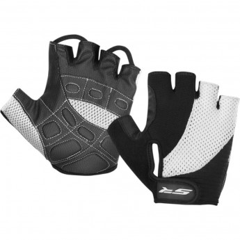 Велоперчатки STELS CG-1075 чёрно-серые p. L