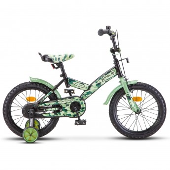 Велосипед STELS 16" Fortune V010 (LU091961) хаки/чёрный, 2023 Велосипед STELS 16" Fortune V010 (LU091961) хаки/чёрный, 2023