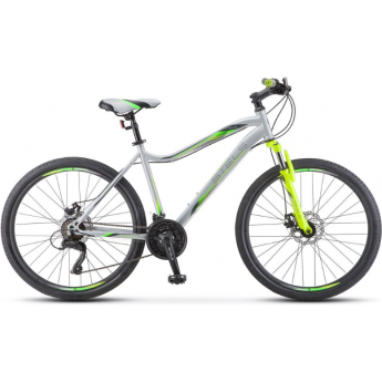 Велосипед STELS Miss-5000 MD V020 cеребристый/cалатовый (LU096322), рама 18" Велосипед STELS Miss-5000 MD V020 cеребристый/cалатовый (LU096322), рама 18"