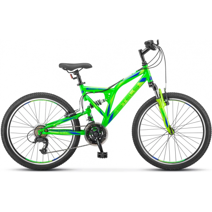 Велосипед STELS Mustang 24" V V020 зеленый/черный (LU085328), рама 16" JU000423132023JU0002531