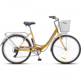 Велосипед STELS Pilot-850 26" Z010, рама 19", бронзовый Велосипед STELS Pilot-850 26" Z010, рама 19", бронзовый