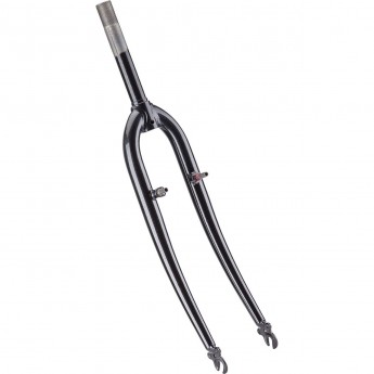 Вилка 26" 1" жесткая V-Brake черная (Nav. 250)